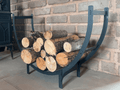 Heritage Stronghold EasyStack Black Outdoor Firewood Rack – 48 Image 1
