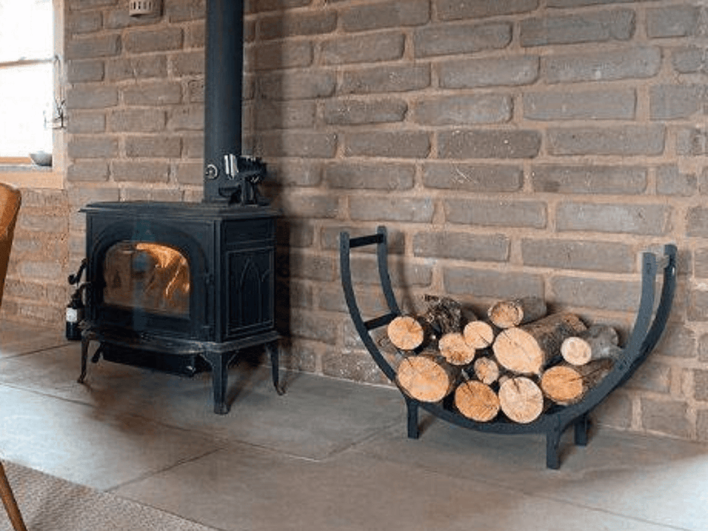 Heritage Stronghold EasyStack Black Outdoor Firewood Rack – 48 Image 2