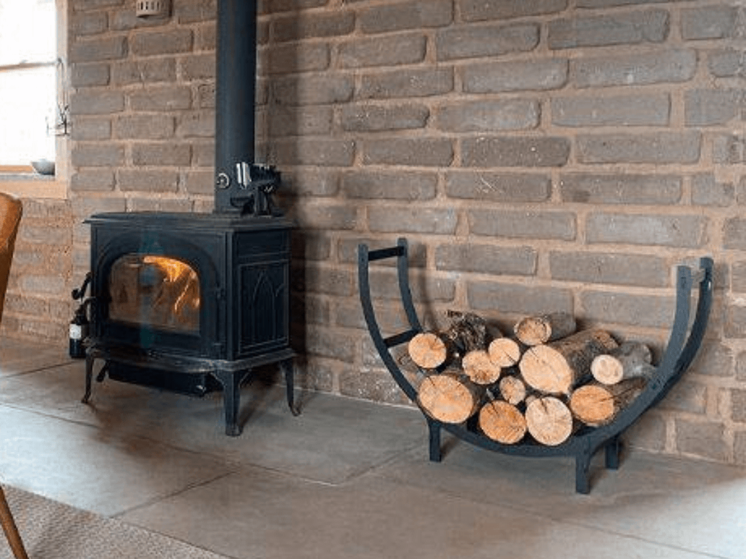 Heritage Stronghold EasyStack Black Outdoor Firewood Rack – 48 Image 2