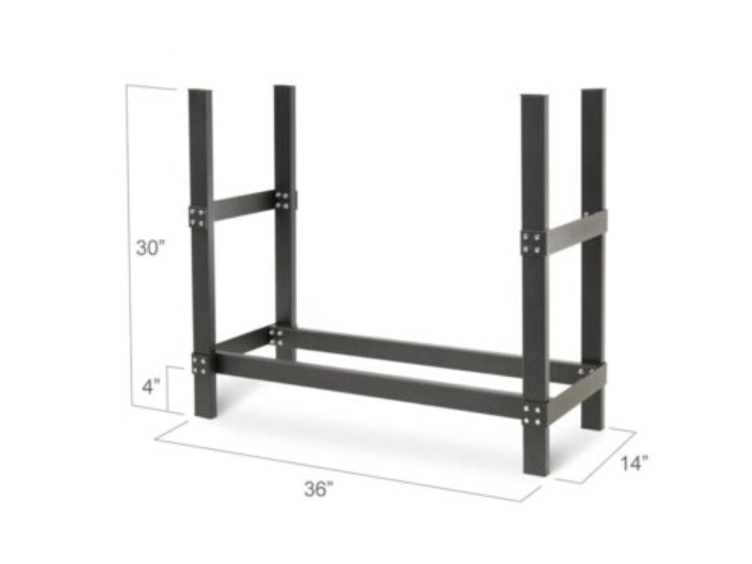 Pro Outdoor Firewood Rack with Cover 80