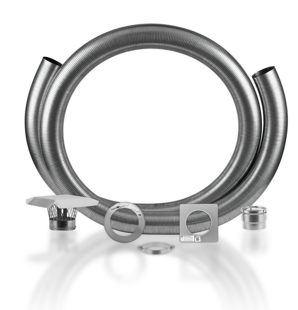 316L/Ti Stainless Steel Chimney Liner Insert Kits