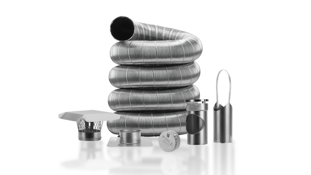 316L/Ti Stainless Steel Chimney Liner Tee Kits
